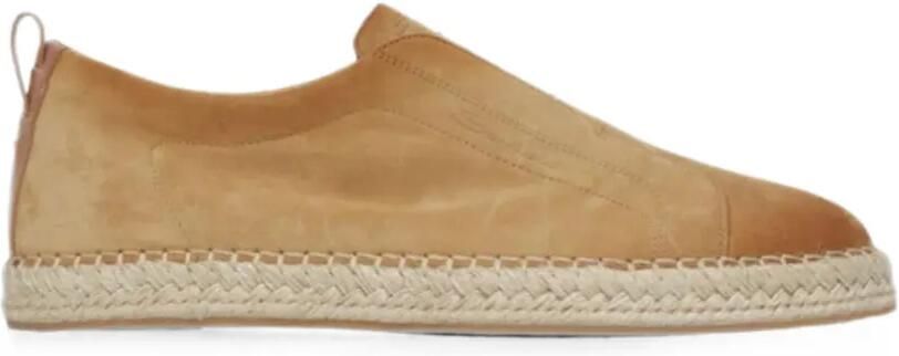 Santoni Suède espadrilles Beige