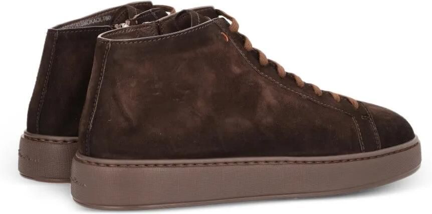 Santoni Suède sneakers Bruin - Foto 4