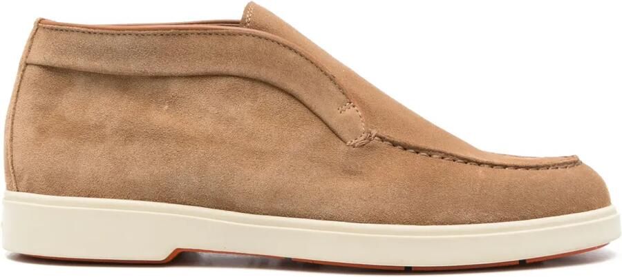 Santoni Suède laarzen Beige