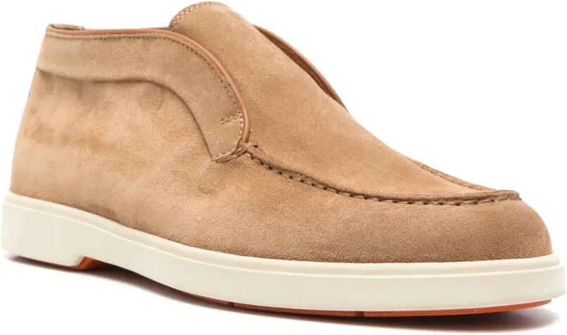 Santoni Suède laarzen Beige - Foto 3