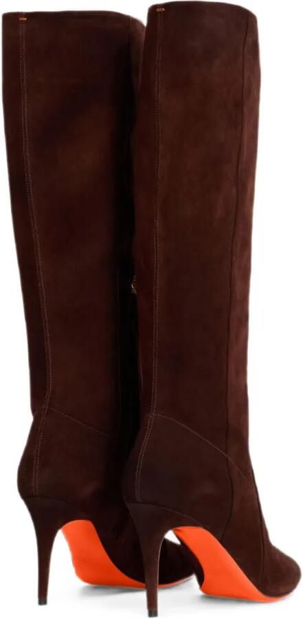 Santoni Suède laarzen Bruin - Foto 3