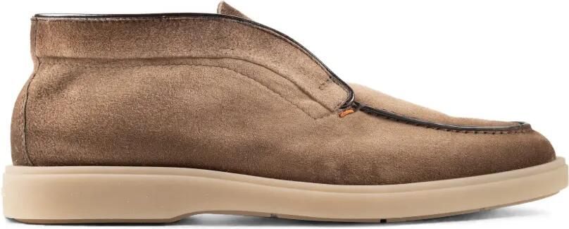 Santoni Suède laarzen Bruin