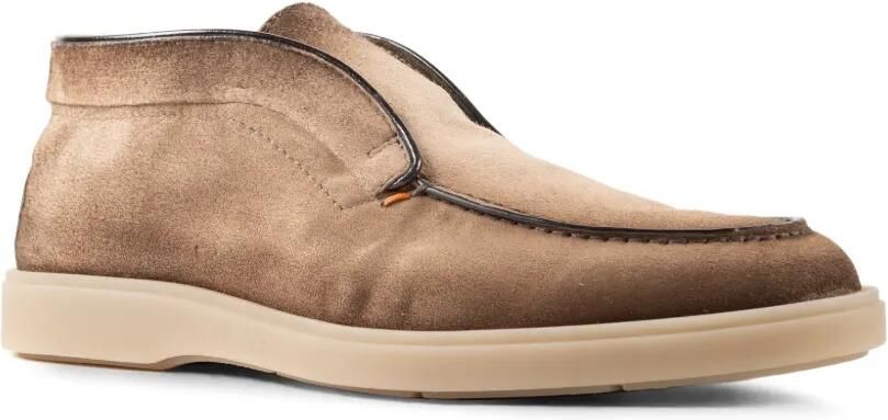 Santoni Suède laarzen Bruin - Foto 2