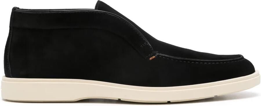 Santoni Suède laarzen Zwart