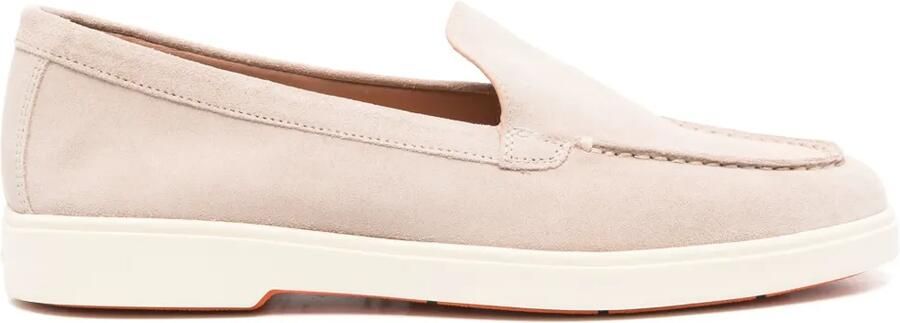 Santoni Suède loafers Beige