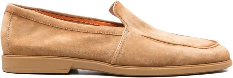 Santoni Suède loafers Beige