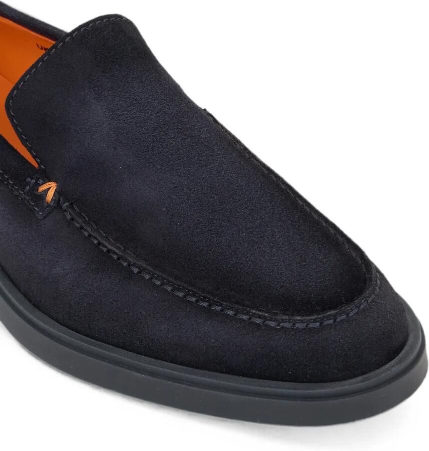 Santoni Suède loafers Blauw - Foto 2