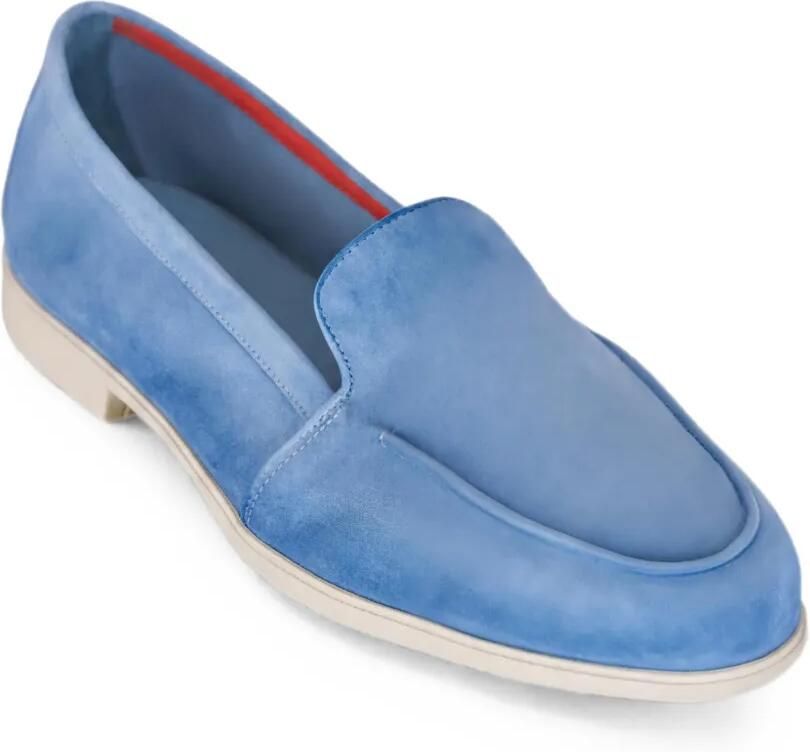 Santoni Suède loafers Blauw - Foto 2