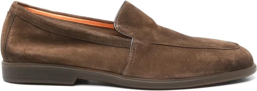 Santoni Suède loafers Bruin