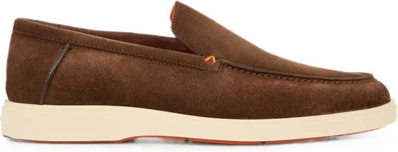 Santoni Suède loafers Bruin