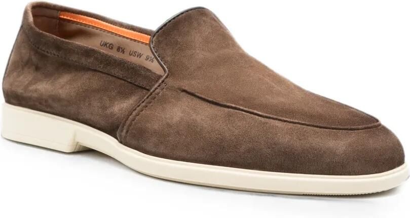 Santoni Suède loafers Bruin - Foto 2