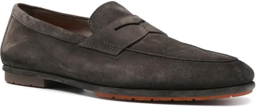 Santoni Suède loafers Grijs - Foto 2