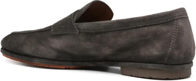 Santoni Suède loafers Grijs - Foto 4