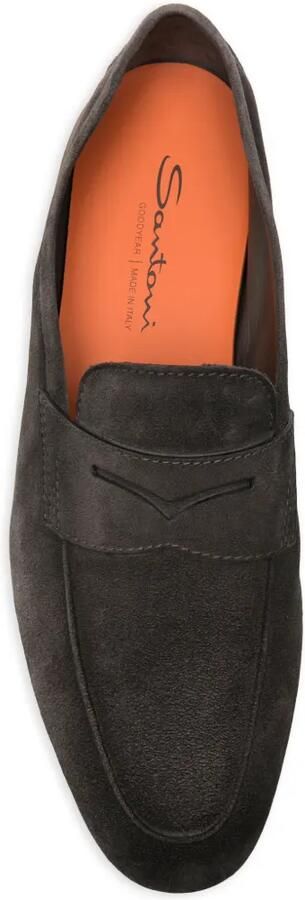 Santoni Suède loafers Grijs - Foto 3