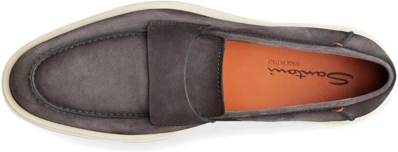 Santoni Suède loafers Grijs - Foto 4