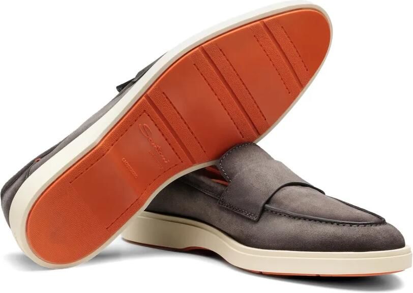 Santoni Suède loafers Grijs - Foto 3