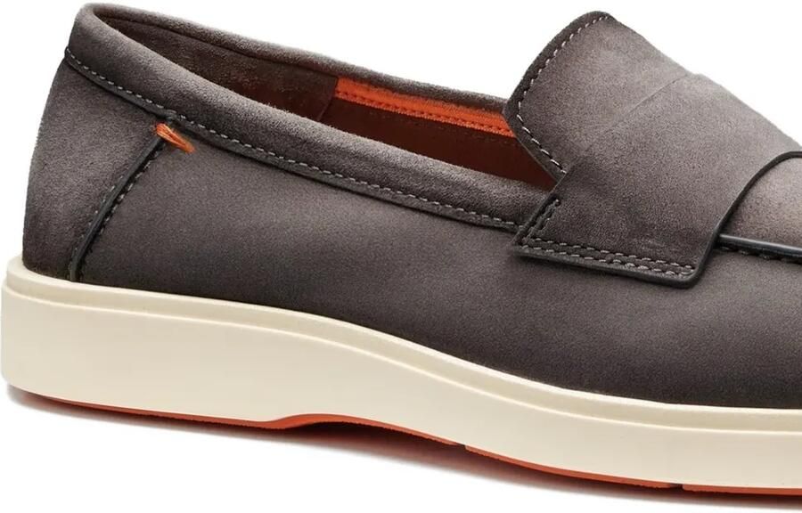 Santoni Suède loafers Grijs - Foto 2
