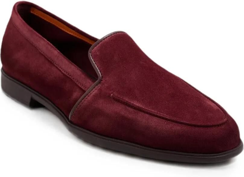 Santoni Suède loafers Rood - Foto 3
