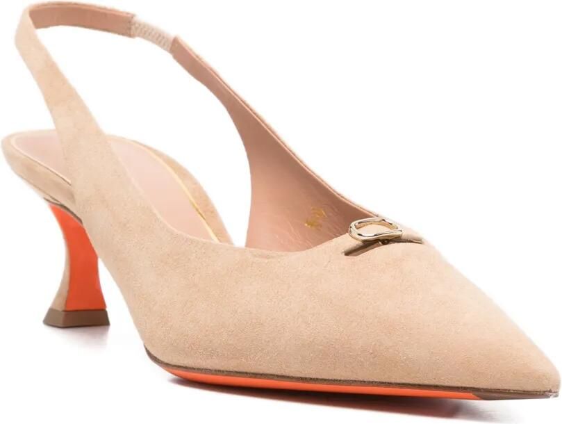 Santoni Suède pumps Beige - Foto 2