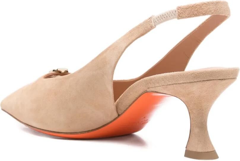 Santoni Suède pumps Beige - Foto 3