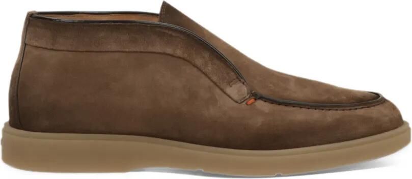 Santoni suede slip-on boots Bruin