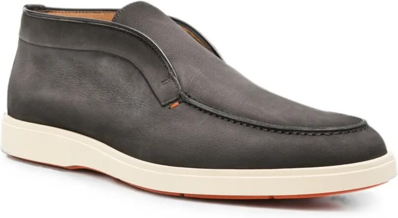 Santoni Suède slip-on laarzen Grijs - Foto 2