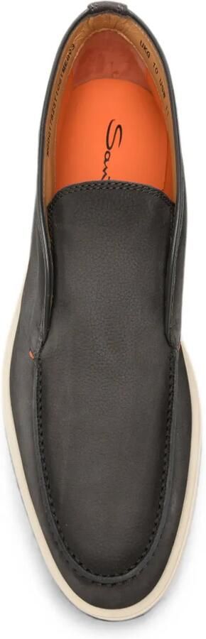 Santoni Suède slip-on laarzen Grijs - Foto 4