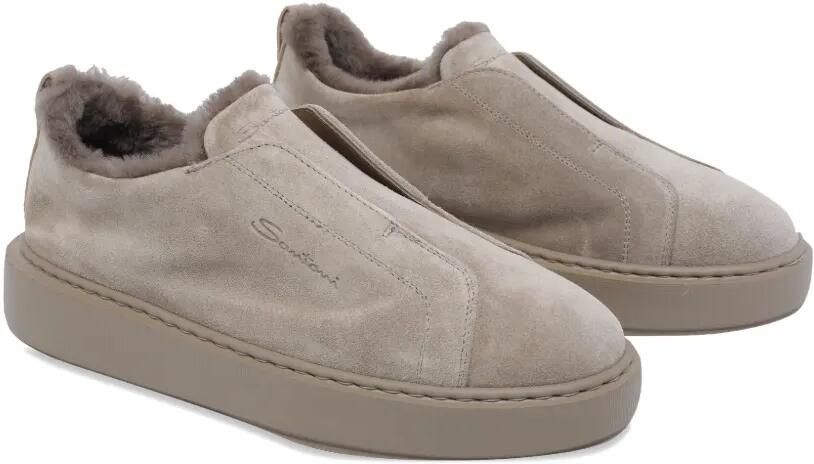 Santoni Suède sneakers Beige - Foto 4