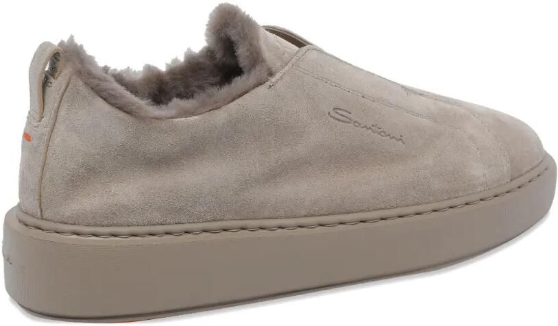 Santoni Suède sneakers Beige - Foto 3