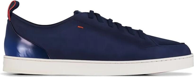 Santoni Suède sneakers Blauw