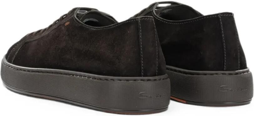 Santoni Suède sneakers Bruin - Foto 4
