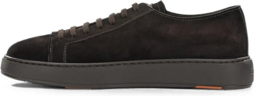 Santoni Suède sneakers Bruin - Foto 5