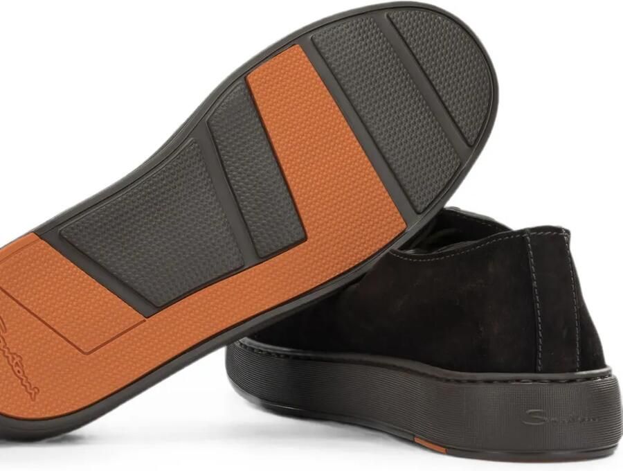 Santoni Suède sneakers Bruin - Foto 2