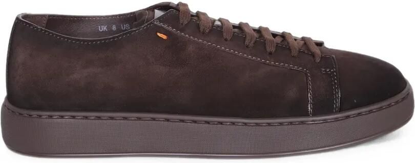 Santoni Suède sneakers Bruin