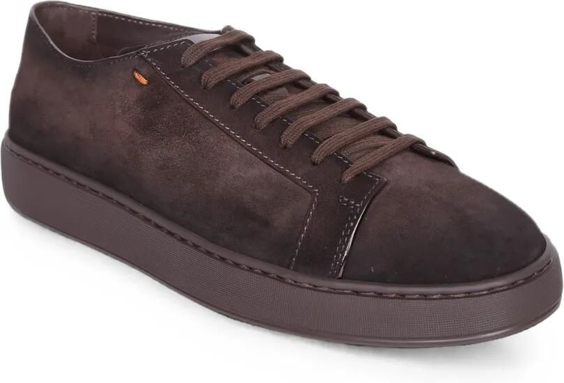 Santoni Suède sneakers Bruin - Foto 3