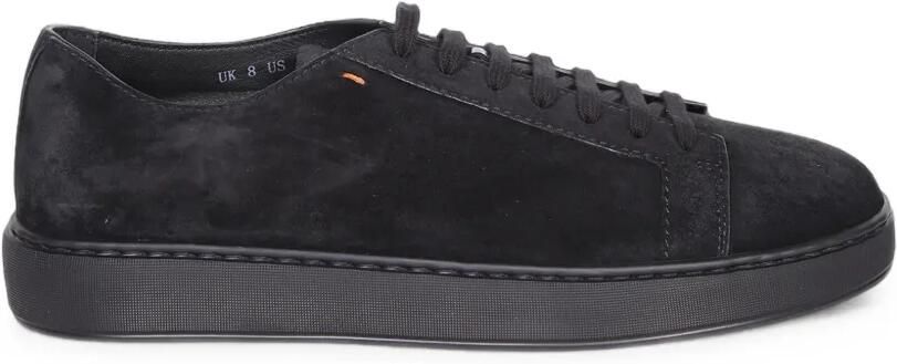Santoni Suède sneakers Zwart