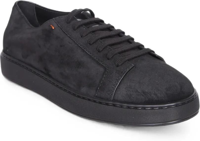 Santoni Suède sneakers Zwart - Foto 3