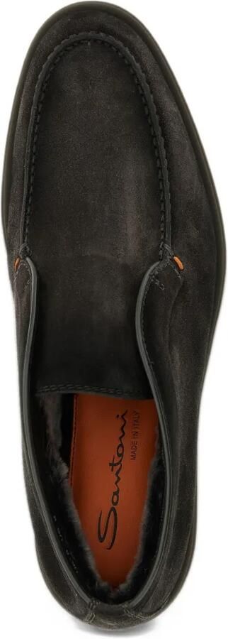 Santoni suede stitched desert boots Grijs - Foto 4
