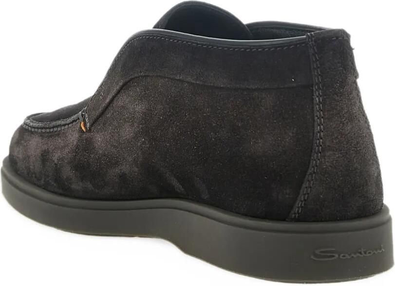 Santoni suede stitched desert boots Grijs - Foto 3
