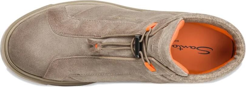 Santoni Suède wandellaarzen Bruin - Foto 5