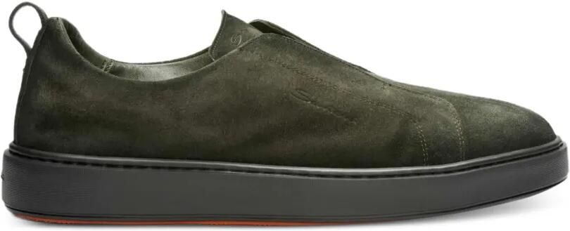 Santoni Victory-2 slip-on sneakers Groen