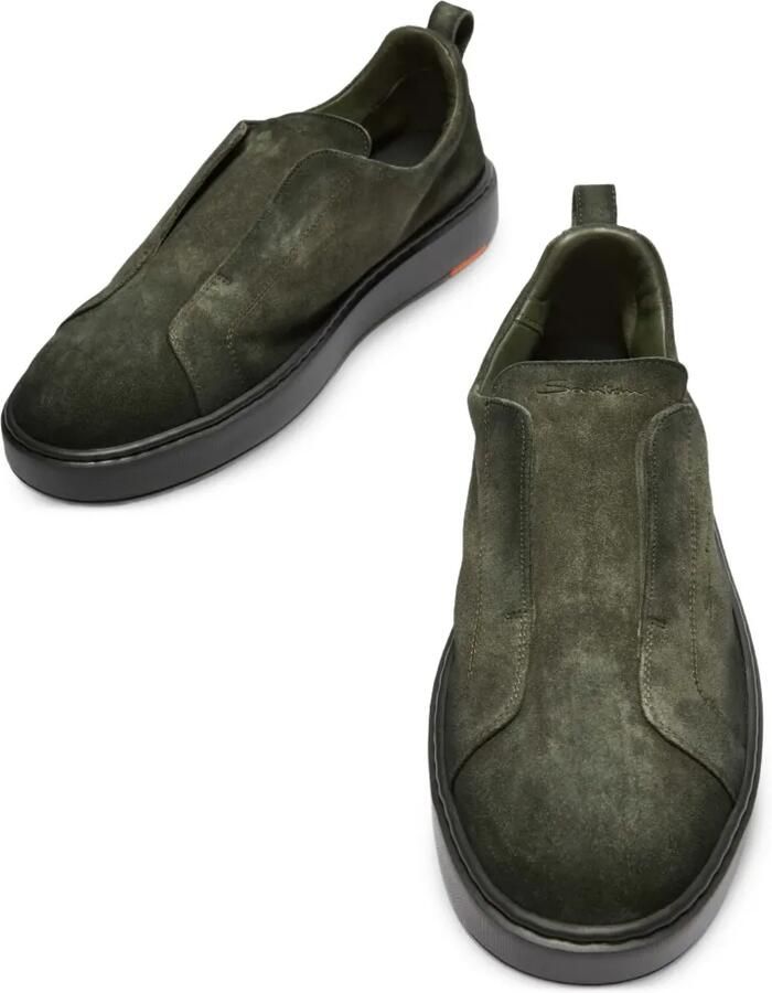 Santoni Victory-2 slip-on sneakers Groen - Foto 2