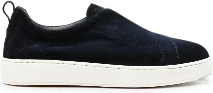 Santoni Victory slip-on sneakers Blauw