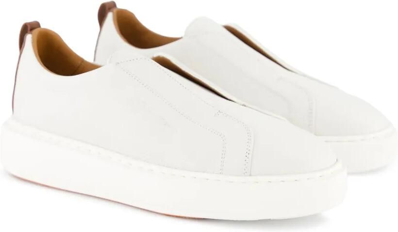 Santoni Victory slip-on sneakers Wit - Foto 5
