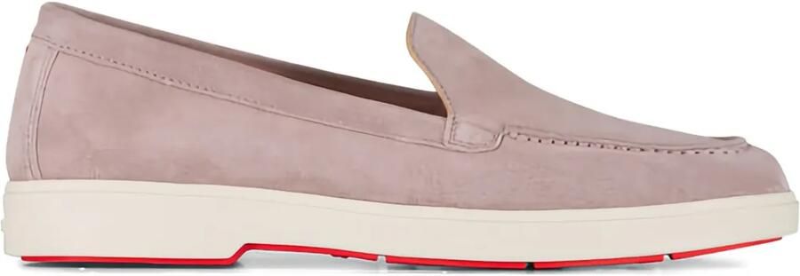 Santoni Yaltamoc suède loafers Beige