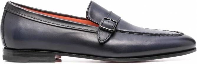 Santoni Slip-on loafers Blauw