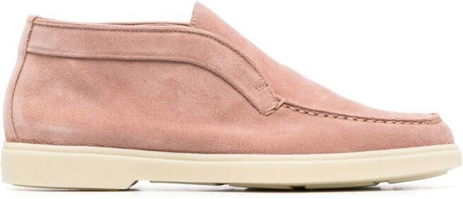 Santoni Slip-on loafers Roze