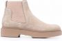 Santoni Suède enkellaarzen Beige - Thumbnail 1