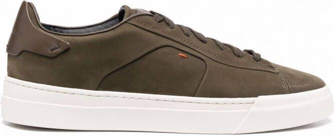 Santoni Sneakers met logopatch Groen