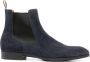 Santoni Suède Chelsea laarzen Blauw - Thumbnail 1